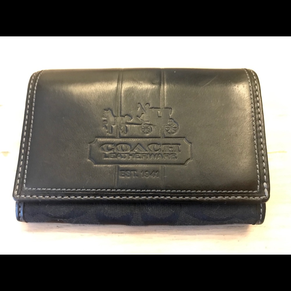 Coach Black Wallet